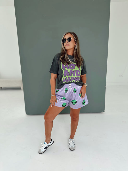 Hot And Happy Graphic tee (cropped or full length)