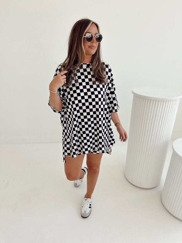 Baby Check T-shirt Lounge Set