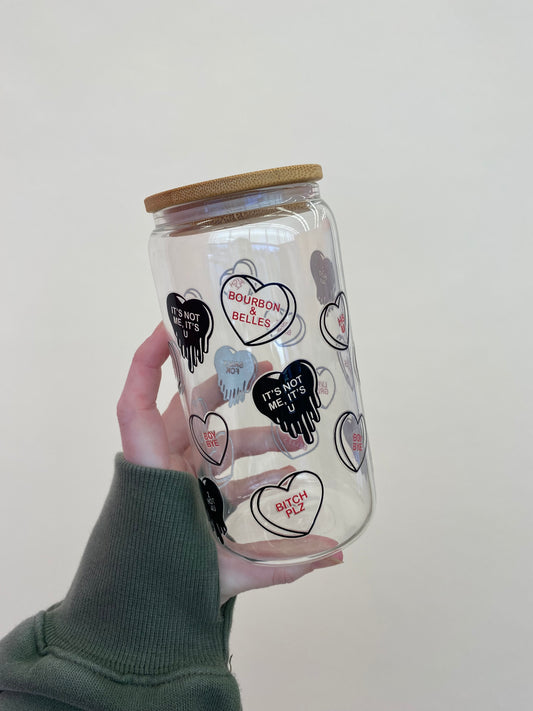 Candy hearts cup