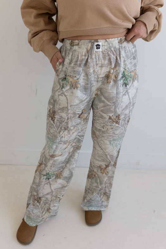 LIGHT CAMO BOXER PANTS
