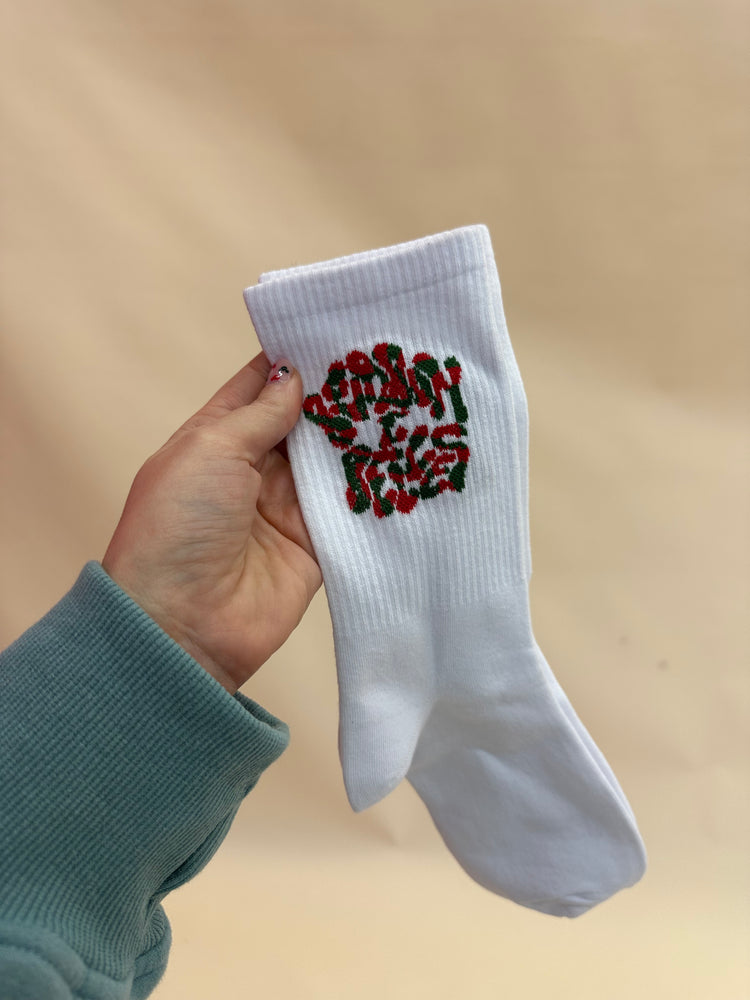 Festive B&B Swirly Socks