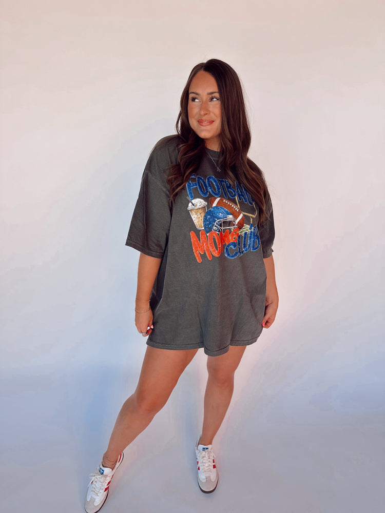 FOOTBALL MOMS CLUB TEE (FULL LENGTH)