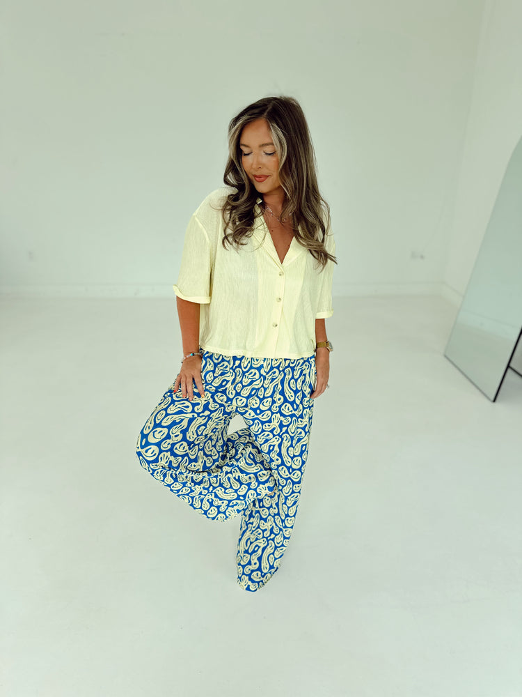 Trippy Smiley Flowy PANTS