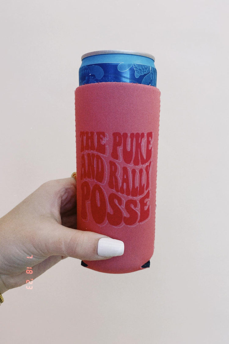 The Puke And Rally Posse Koozie