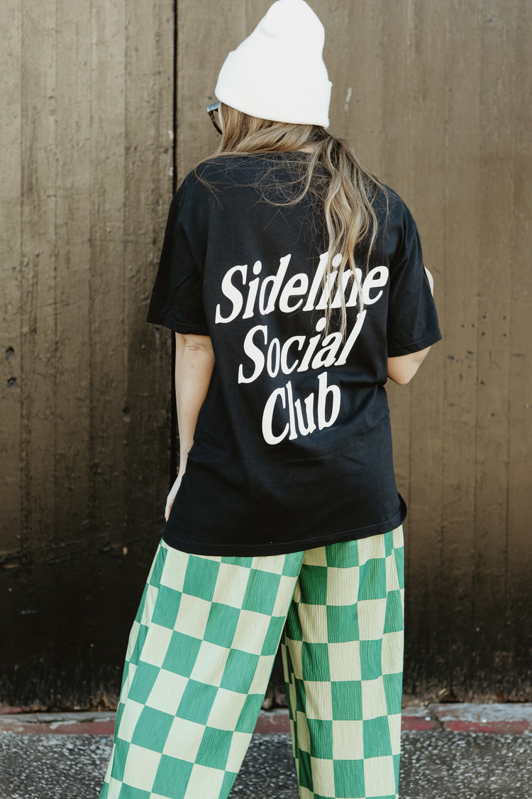 Sideline social club graphic tee
