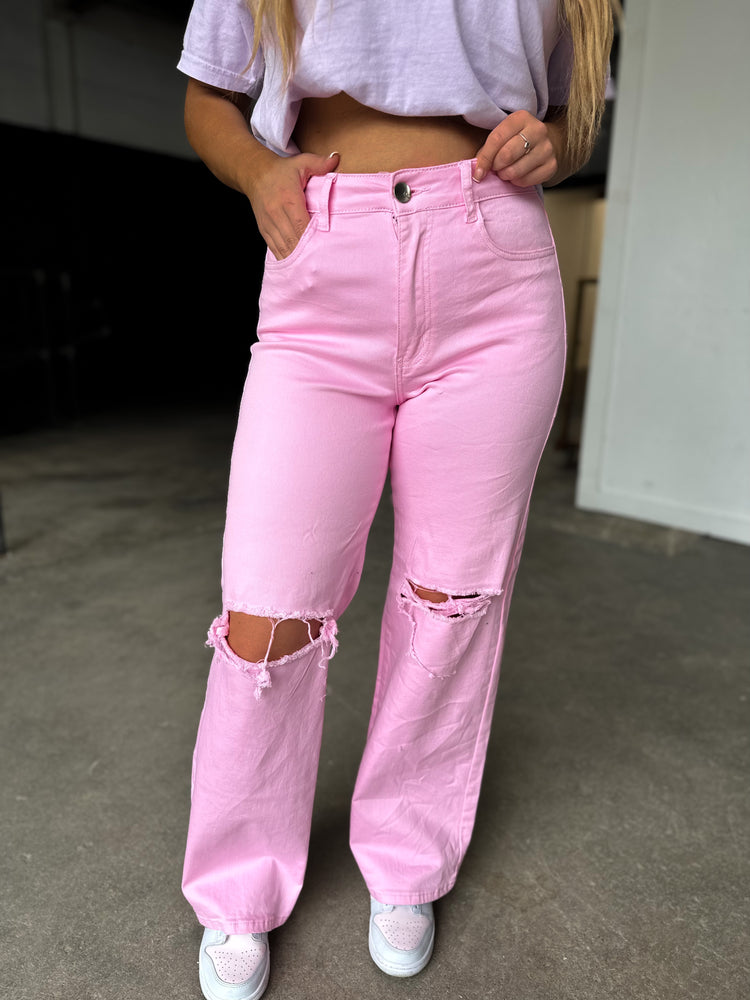 Trend Setter Jeans (Pink)