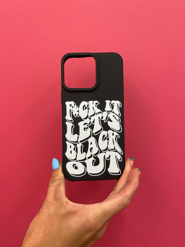 F it lets black out iPhone case