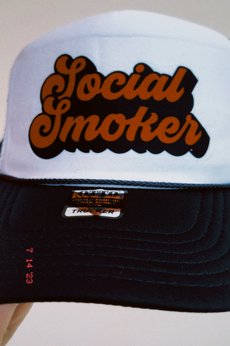 Social Smoker Trucker Hat
