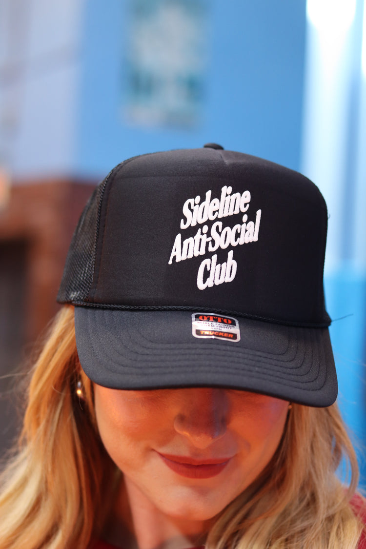 SIDELINE ANTI-SOCIAL CLUB TRUCKER HAT