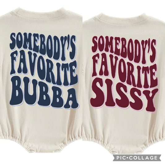 Bubba OR Sissy Onesie