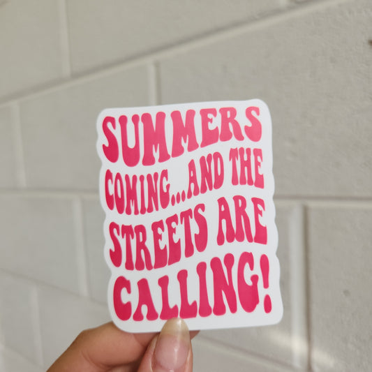 Summers Coming Sticker