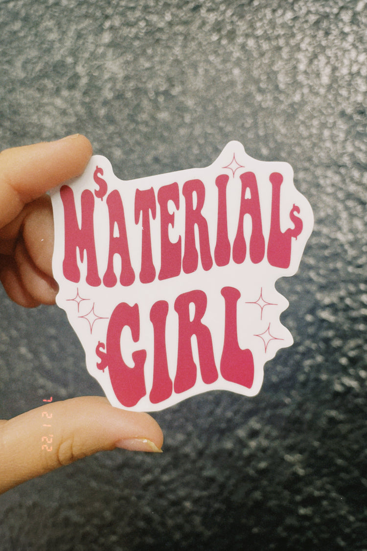 MATERIAL GIRL sticker