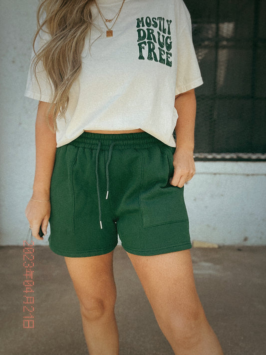 LUX SweatShorts (dark green)