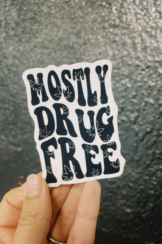 DRUG FREE sticker!